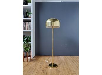 Rare Vintage Mid Century Laurel Brass Mushroom Floor Lamp