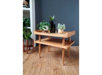 Circa Late 50s Two Tier Accent / Plant Table