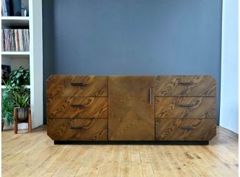 Vintage Lane 70s Modern Geometric 9 Drawer Dresser