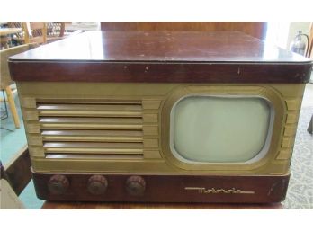 Vintage Motorola Television - 1950's - For Parts Or Repair