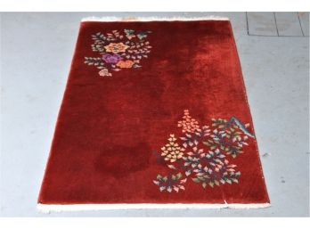 Hand Knotted Wool Deco Style Carpet #2