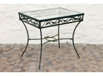 A Rare 1950s Wrought Iron Serving Table