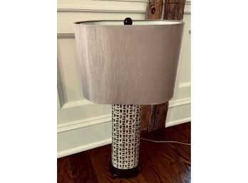 Table Lamp With Silk Shade