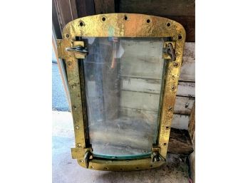 Antique Ship Hatch Window - Super Cool And Heavy