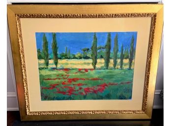 Large And Beautifully Framed Antonia Walker Signed Original Painting