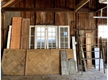 Treasures From The Barn... Original Weathervane, Salvaged Antique French Flooring, Doors And More