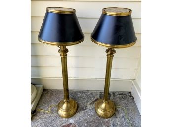 Vintage Tall  Brass Lamps-Awesome