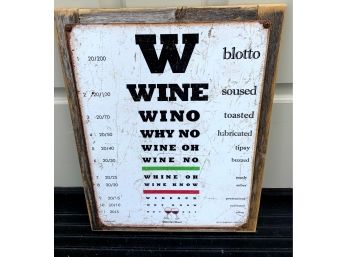 Wine Eye Chart