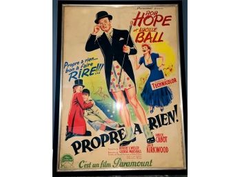 Original Fancy Pants (Propre A Rien) French Movie Poster