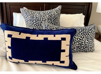 Blue And White Pillow Grouping