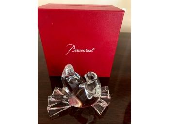 Baccarat Crystal Birds - NEW IN BOX