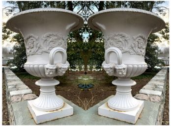 Antique Cast Iron Planters - Made For NYC Landmarks