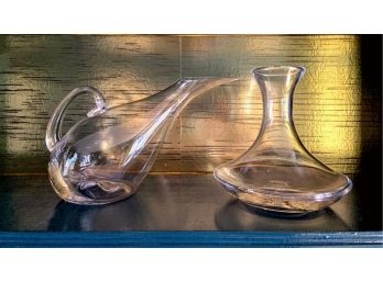 Wine Carafe And Simon Pearce Wine Decanter