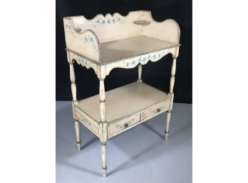 Stunning Hand Painted Washstand / Server By SARREID LTD. - Paid $2,800 - Amazing Quality ! - Amazing Design !