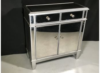 Fabulous Mirrored Cabinet - Hollywood Regency Style - Fantastic Piece - Many Uses - Bar ? Foyer ? Media ?