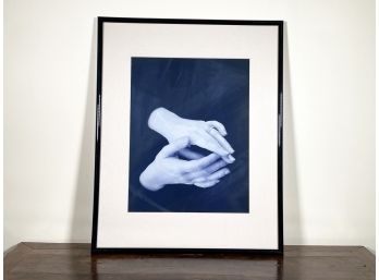 Black And White Photograph Of A Ladies Hands