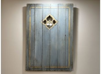 Vintage Painted Shutter Wall Hanging