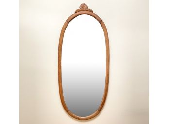 Elegant Antique Pine Mirror