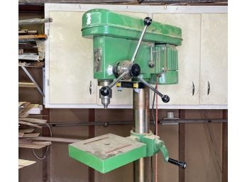 A Classic 'Green Giant' Standing Drill Press