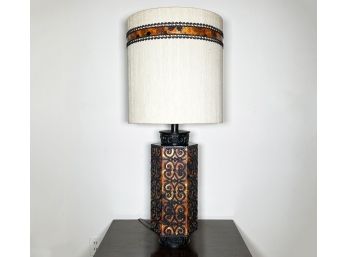 A Fabulous Mid Century Lamp And Shade!