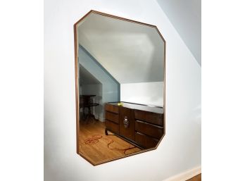 A Vintage Octagonal Mirror