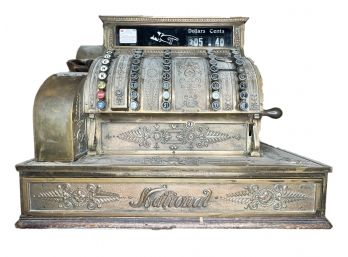 A 19th Century Bronze 'National' Cash Register