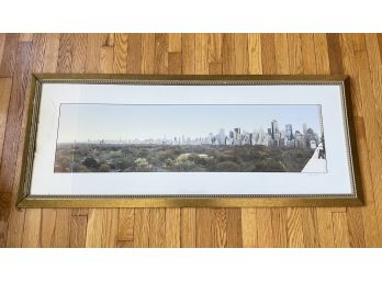 An Original Panoramic Photo Of The Manhattan Skyline (AS IS)