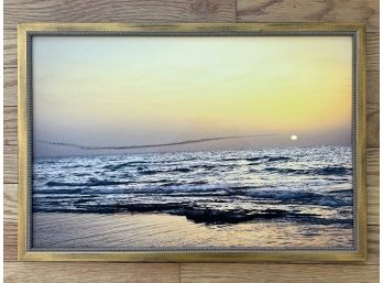 A Beautifully Framed Seaside Photograph