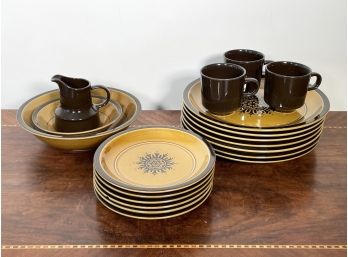 A Partial Service Of Vintage Mid Century Imperial Stoneware