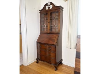 An Early 20th Century Mahogany Secretary Desk