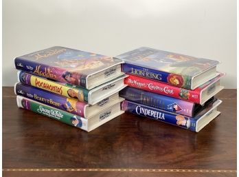 A Set Of 8 Disney VHS Tapes