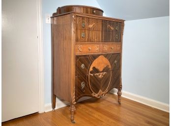 A Late 19th Century Inlaid Marquetry Dresser