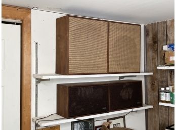 Two Pair Vintage Speakers - Ampex And More