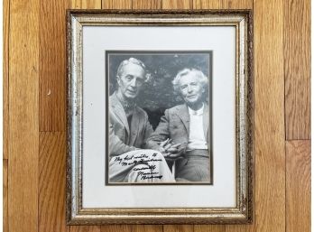 A Signed Photograph Of Norman Rockwell