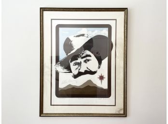 A Framed Etching And Original Signature Of LeRoy Neiman, Signed By Artist S.M. Friedman