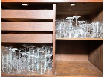 Large Assortment Of Vintage Glassware And Crystal