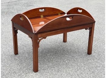 A Gorgeous Vintage Mahogany Butlers Tray Top Table