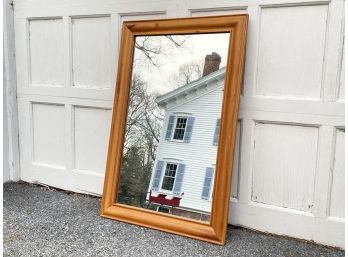 A Hardwood Mirror By Lane Furniture