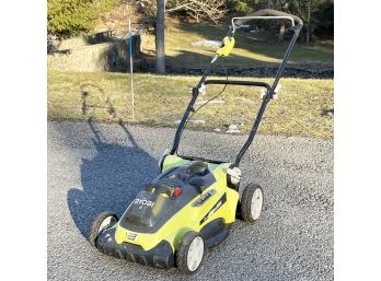 A Ryobi Electric Lawn Mower