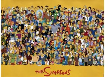 A Large 'Simpsons' Poster