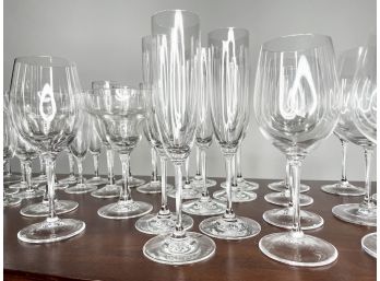 A Large Assortment Of Crystal And Glassware