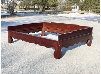 A Stunning Bespoke Mahogany Queen Daybed By Local Master Craftsman Gary Moody