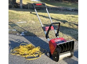 A Toro Snow Electric Thrower