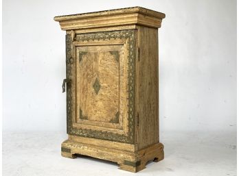 A 19th Century Indian Cabinet With Brass Details