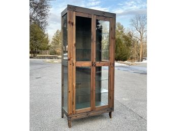 A Modern Reclaimed Wood Vitrine