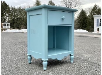 A Painted Wood Nightstand By Lea Industries