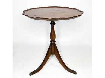 A Vintage Pie Crust Occasional Table