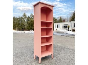 A Tall Painted Wood Bookshelf By Maine Cottage Furniture