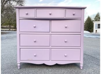 A Painted Wood Chest Of Drawers By Lea Industries