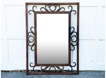 A Steel Framed Mirror